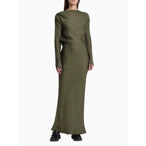 Co Cowlneck Draped Gown Large $995